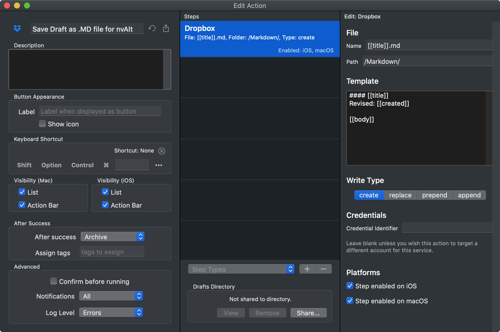 shortcut to open nvalt file in other editor