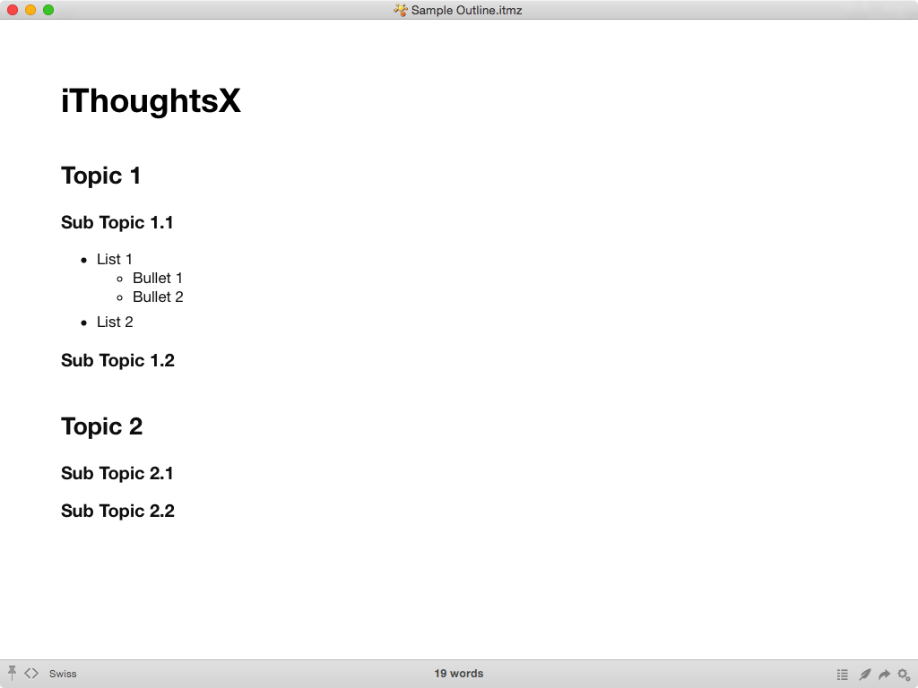 ithoughtsx tutorial event planner