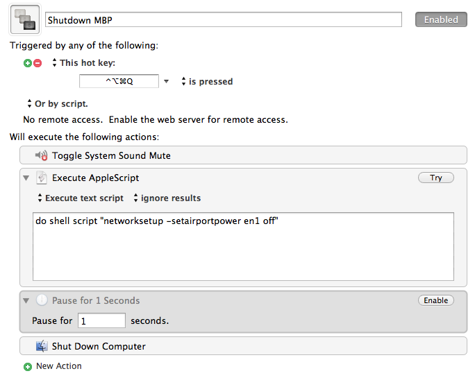 shut down mac using keyboard